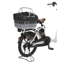 OGK Giken TN-016R Rear Basket Cover with Handle, Black