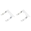 2PCs Car Rear License Lamp Clip 55077370AB Replacement for DODGE