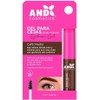 Gel para cejas And Cosmetics: Transparente + Café claro, 24h