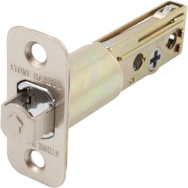 Stone Harbor Hardware Latch for Round Pocket Door Locks, Privacy (Bed/Bath), 2-3/4 Inches, Satin Nickel
