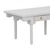 1: 12 Dollhouse Desk Wooden Modern Miniature Table Mini Writing