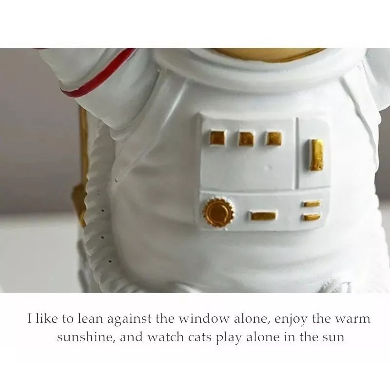 GOGOX 4pcs Adornos Astronauta Figuras Decorativas/auto,escritorio