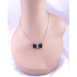Unbranded Beautiful New Necklace with Crystal Bow Pendant #N2330