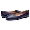 VenusCelia Zapatos planos con punta de azulejo para mujer, azul