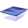 Carlisle 10232B60 Smart Lids Half Size Polyethylene Lid, Dark Blue