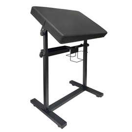 Yangna XXL Professional Tattoo Arm Rest Stand - Adjustable Height (26" to 39"), Heavy Duty Steel Base with Detachable Storage Tray & PU Leather Cushion for Tattoo Artists and Studios