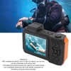 4K 65MP Underwater Camera Autofocus 2.88in 1.44in Dual Screen 2500mAh