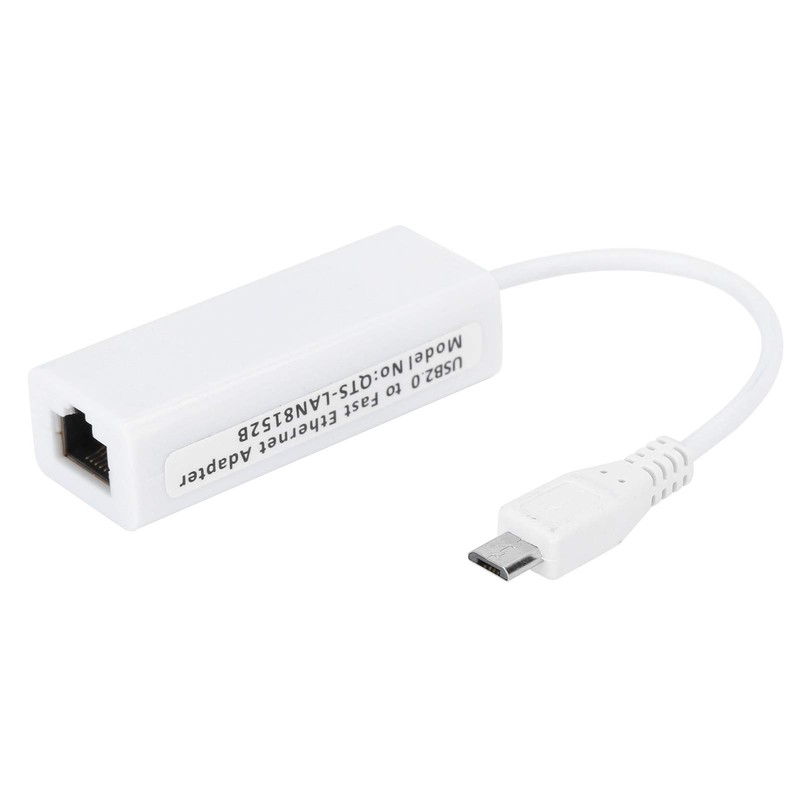 Micro USB to RJ45 Ethernet Adapter for Raspberry PiZero 1.3