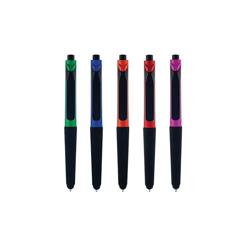 MONTEVERDE S-106 Click Action One-Touch Ballpoint Pen with Front Stylus