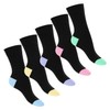 Footstar Cotton Socks Women’s and Men’s (10 Pairs) with Offset