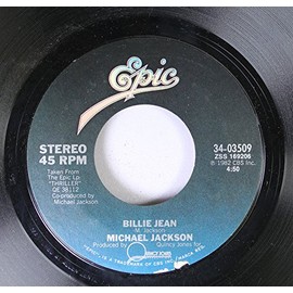 Michael Jackson 45 RPM Billie Jean / Can't Get Outta The Rain by Epic [Vinyl]