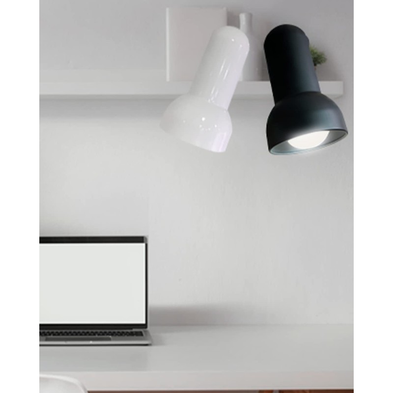 Milpoel Reading Lamp with Clamp, Adjustable Desk Lamp, E27 Socket,