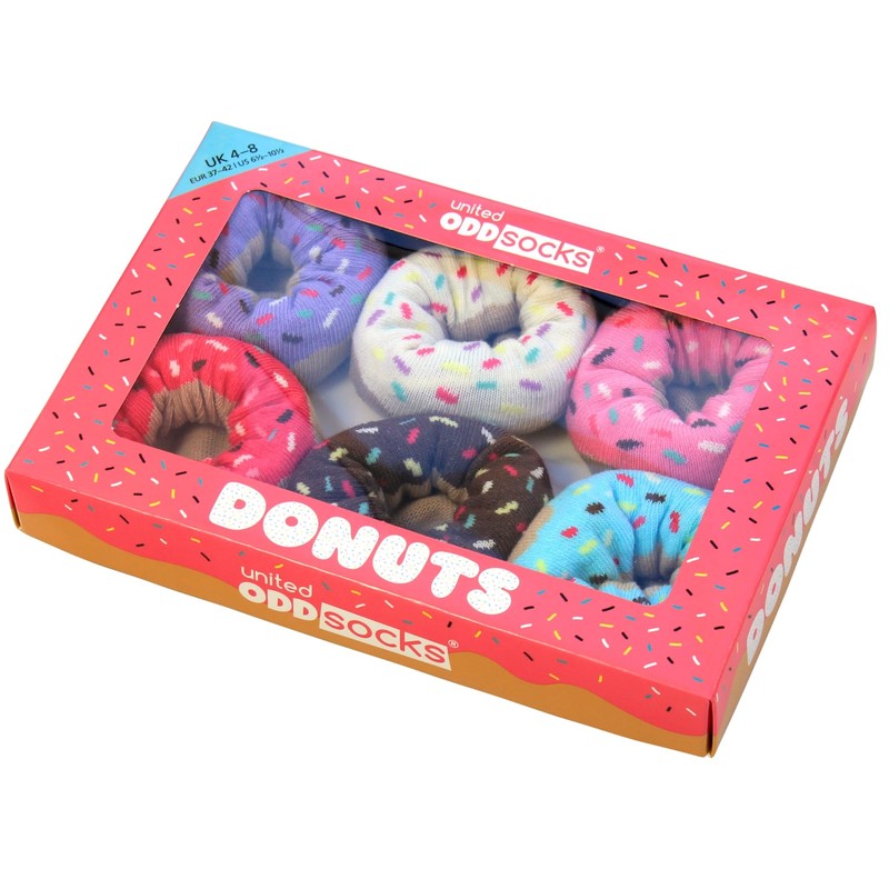 Donuts - United Oddsocks Ladies Odd Socks - Multicoloured -
