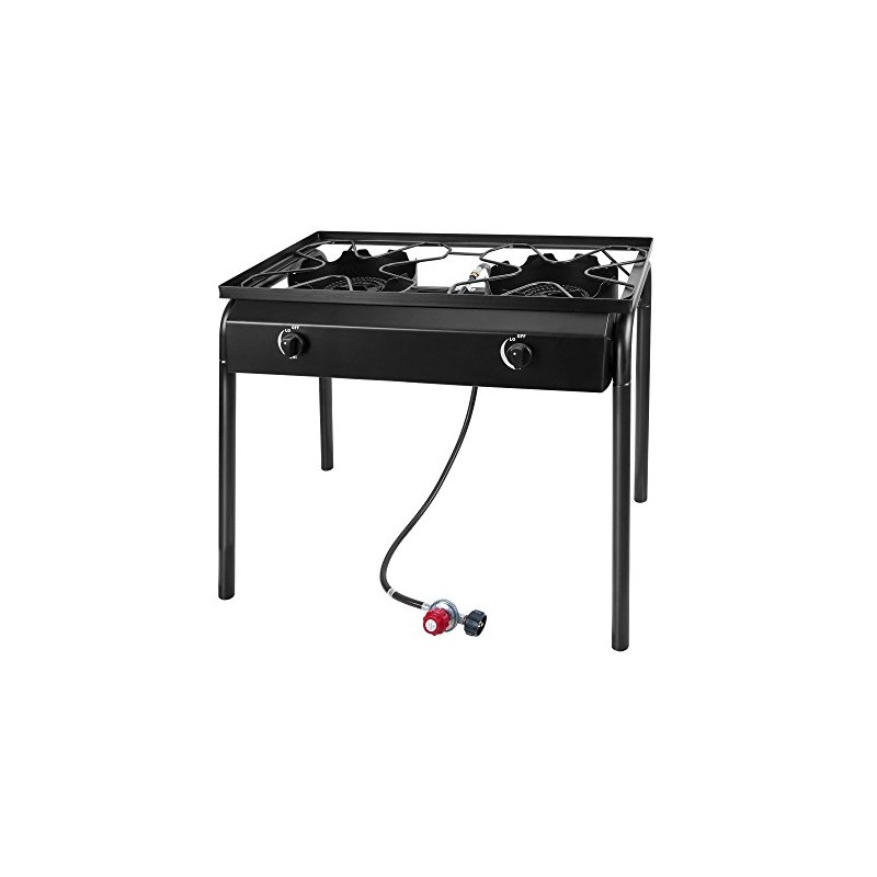 Aramco (ARAOT) Double Burner, Large, Black