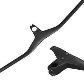 Carbon MTB Handlebar Integrated RXL SL Carbon Fiber Riser Mountain Bike Handlebars 28.6mm Carbon Downhill Bike Bars MTB Handlebar And Riser Back Angle 5° Carbon Riser Handlebar UD matte 760 * 70mm