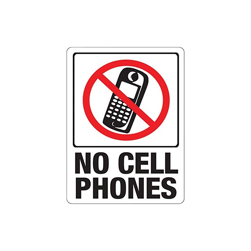 Hy-Ko Plastic Signs, 12” x 8.5”, Durable Long-Lasting Contrasting Posted
