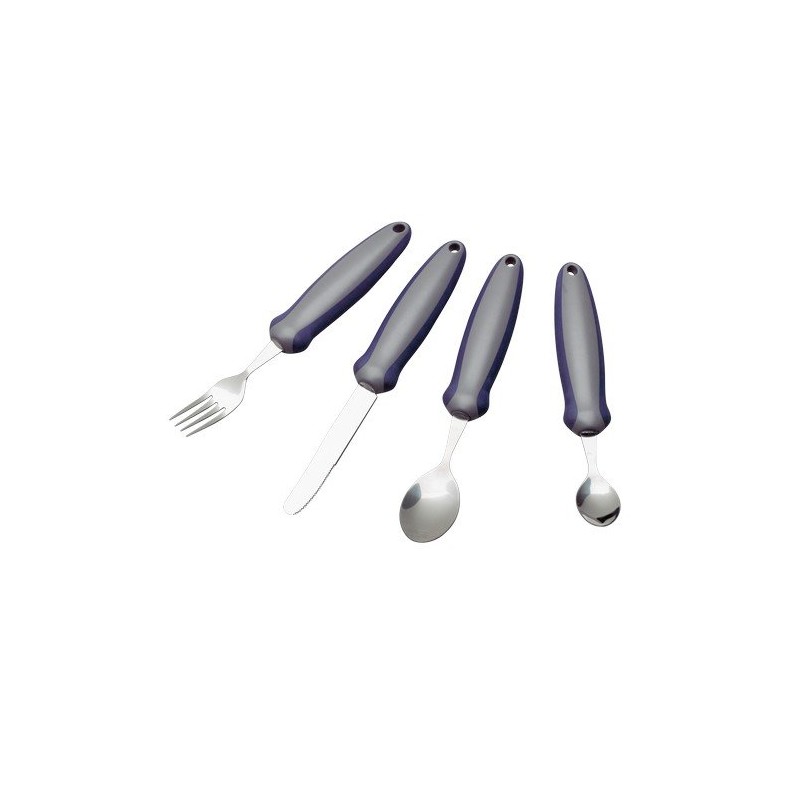 Homecraft Kings Soft Coated Spoon, PVC Utensil, Rubber Spoon, Bite