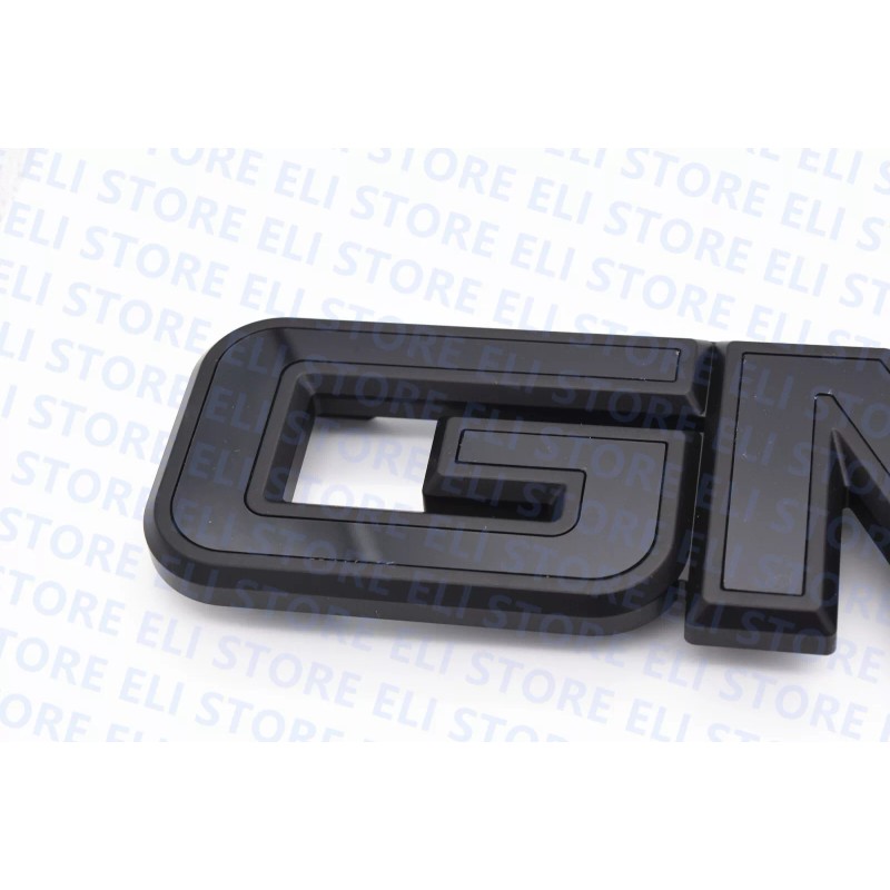 General Motors 2014-2019 GMC Sierra Black Emblem Package Front &