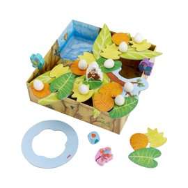 HABA Auweia, Frau Geier! - Skill Game for Children - Exciting Nest Building Made of High-Quality Wood Material - From 3 Years - 2011720001