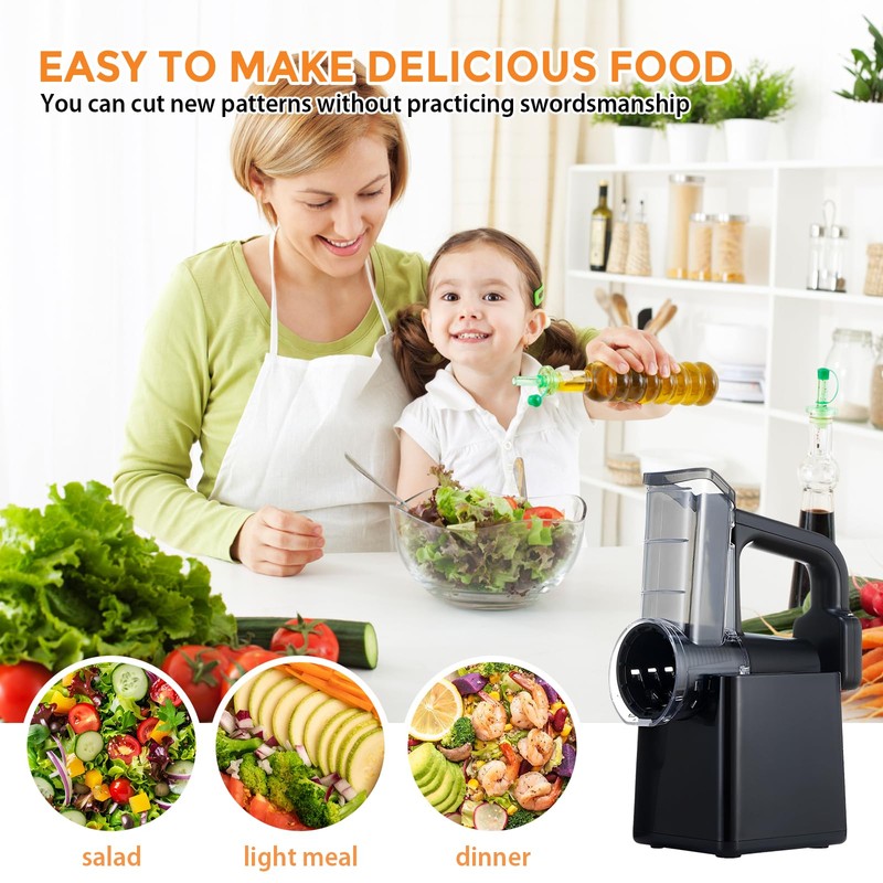 Electric Vegetable Slicer, Automatic Vegetable Slicer, Electric Kitchen Grater Grater