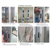 WANLIAN Door Lock, Sliding Door Window Hook Lock, Sliding Door