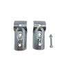 2 Pcs T Clamps Pipe Connector Metal Fittings,Structural Pipe Connector