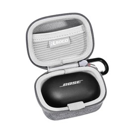 RLSOCO Case for Bose Quietcomfort Earbuds ii/QuietComfort Earbuds with Noise Reduction/Sport Earbuds - Fully Wireless In-Ear Headphones (NewQC Black Grey)