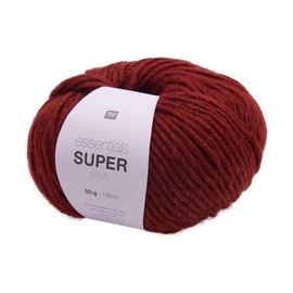 Rico Design Essentials Super Aran 50 g 100 m Bordeaux