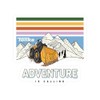 CafePress Tonka Adventure is Calling Bulldozer Small Die Cut Sticker,