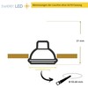 Sweet Led Flat Recessed Light 12 V IP44 Furniture Recessed