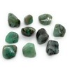 Emerald Mini Crystal Tumbled Stones - 10 Pc