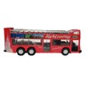 Sightseeing Bus die cast metal car pull back action