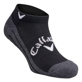 Callaway Men's 2022 Callaway Men's Tour Cotton Crew Socks, Charcoal/Black, One Size UK