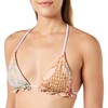VERO MODA Women's Vmmermaid Swim Top Bikini, Irish Cream/Aop:sine