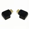 RHINORO Turning Left & Right Angled Adapter Compatible with HDMI