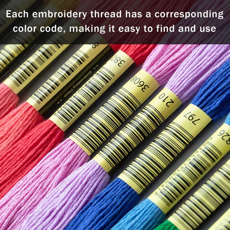 Embroidery Floss 100 Skeins Friendship Bracelets Threads Cross Stitch Thread