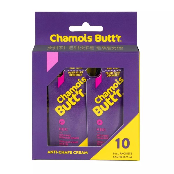Does not apply Her' Anti-Chafe Cream, 10-Pack of 9Ml Packets