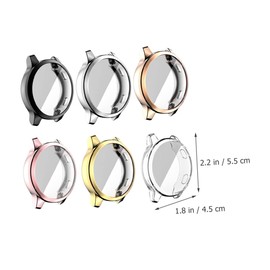 GRIRIW 6pcs Tpu Protective Case Cover for Venu Scratch-resistant Sports Watch Screen Protector Full Curved Edge Coverage Easy Installation Design