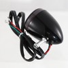 Front Gloss Black Bullet Smoked Turn Signals For Harley 2004-2013