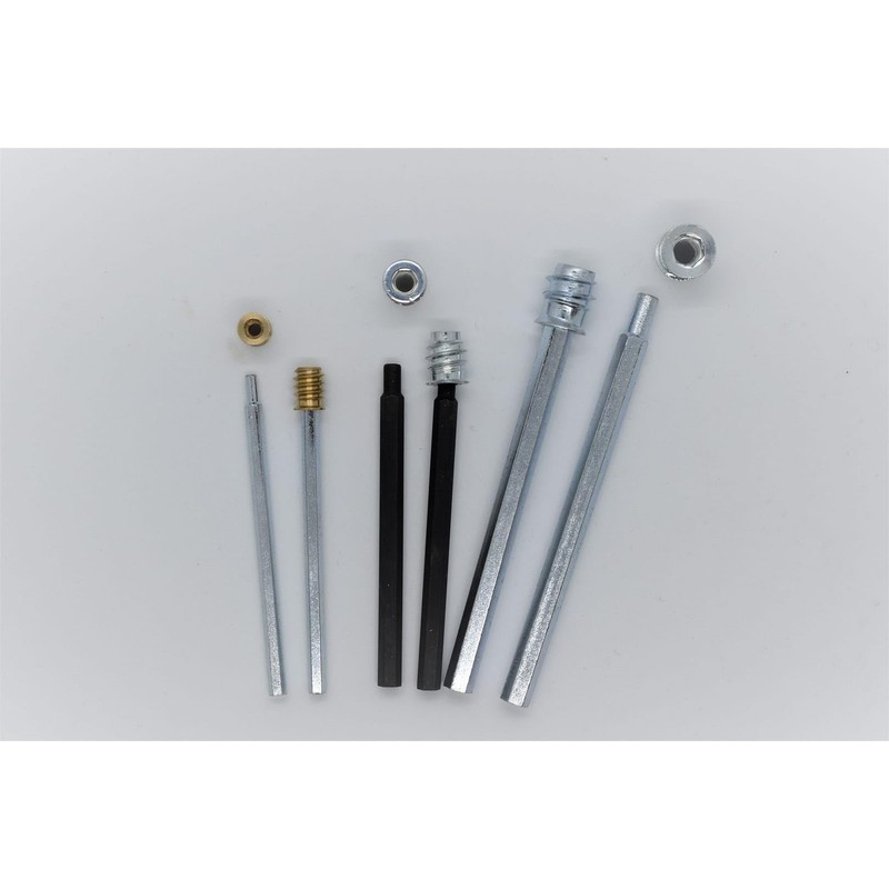 Nickel Plated Bolt-On Neck Guitar Screws and Inserts for Strat,