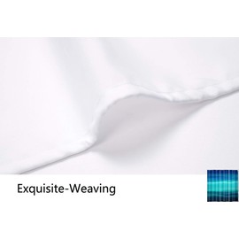 Decor Bath Shower Curtain with Modern Concise Design, Fantastic Bath Decorations Bathroom Accessories, Waterproof Polyester Fabric Bathroom Shower Curtain Set with Hooks (E0502)