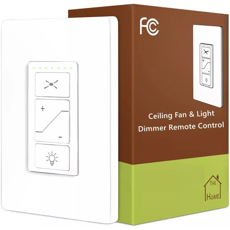 53T Ceiling Fan Wall Remote Control 4DIP Switch for Harbor