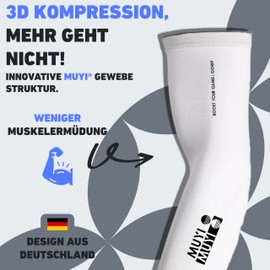 MUYI ® Gaming Sleeve - Arm Sleeves / Gauntlets - Men/Women - For Handball, Volleyball, Basketball, Road Bike - Sports Sleeves - Esports Accessories - Compression Arm Warmers, blue