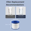 6-Pack Replacement Water Filters for Sink Faucet – Compatible with