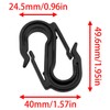 FINBe Double-Ended S-Shaped Plastic Hook Plastic Hanging Hooks Outdoor Tent
