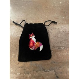 Fox Brooch for Women, Animal Jewellery in a Gift Bag