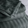 Imperial Rooms Single Duvet Cover Set Reversible Stripes Satin Bedding