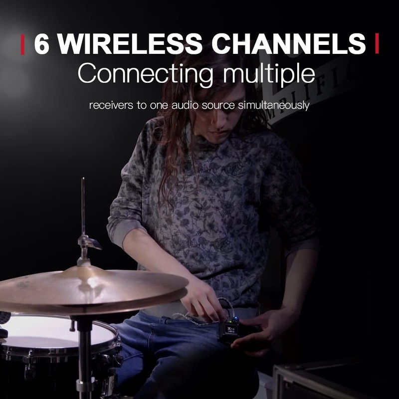 Xvive U4R Wireless in-Ear Monitor System Set with Single Receiver