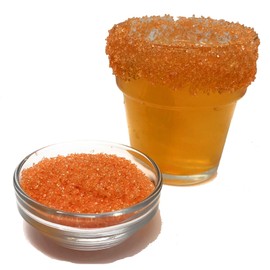 Snowy River Orange Cocktail Rimmer - Kosher Certified Natural Orange Colored Cocktail Sugar (5lb)
