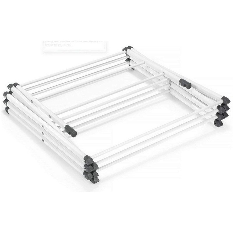Polder Compact Accordion Clothes Drying Rack White